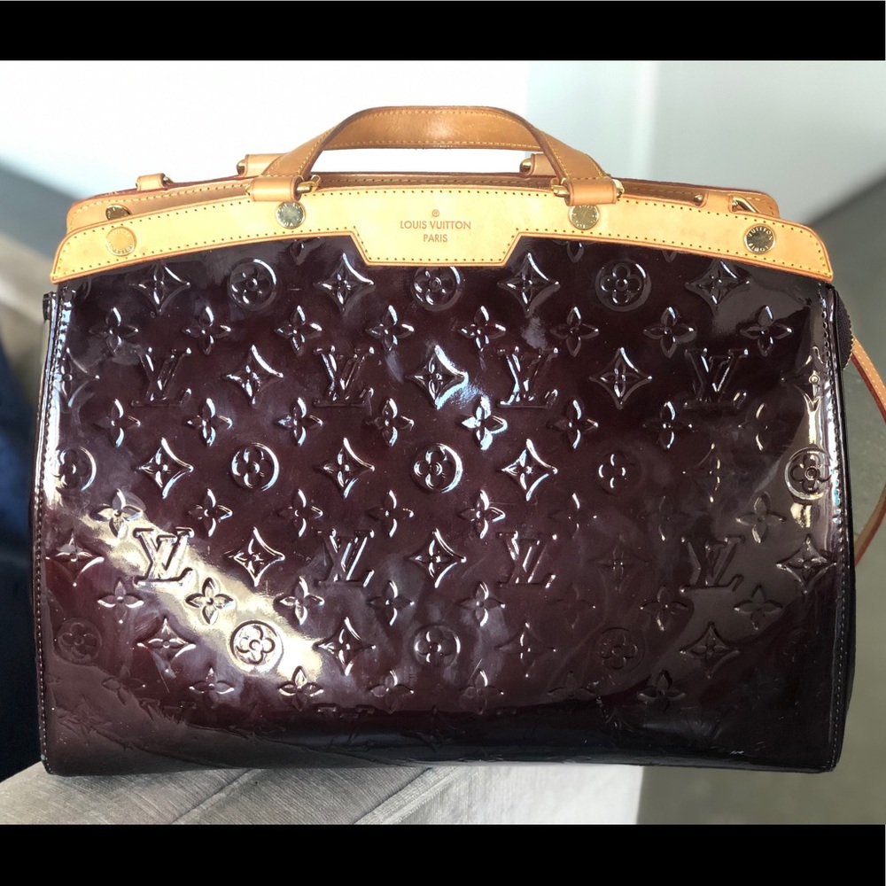 LOUIS VUITTON Monogram Calf Patent Leather